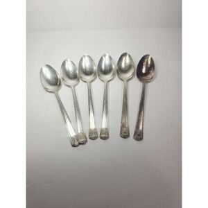 1923 Century Silver plate International Silver Holmes & Edwards 6 Spoons